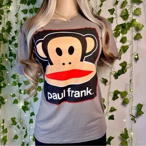 Paul Frank Gray T-Shirt with Iconic Monkey Design